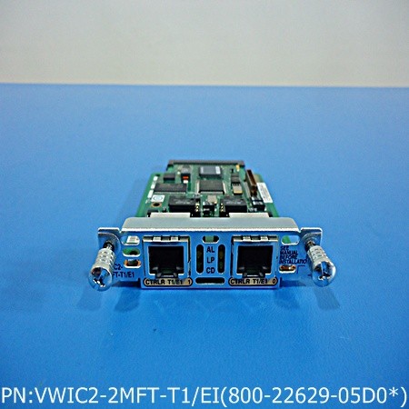 VWIC2-2MFT-T1/E1 (800-22629-05D0*)
